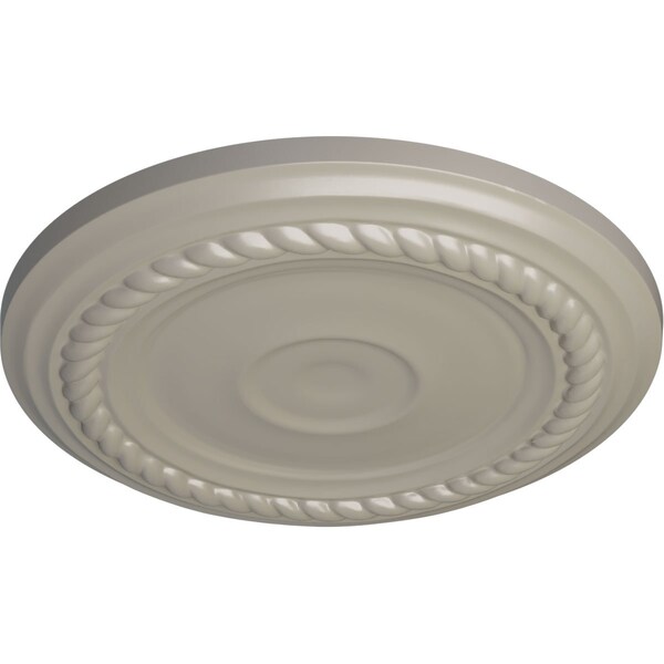 Small Alexandria Ceiling Medallion (Fits Canopies Up To 4 5/8), 7 7/8OD X 3/4P